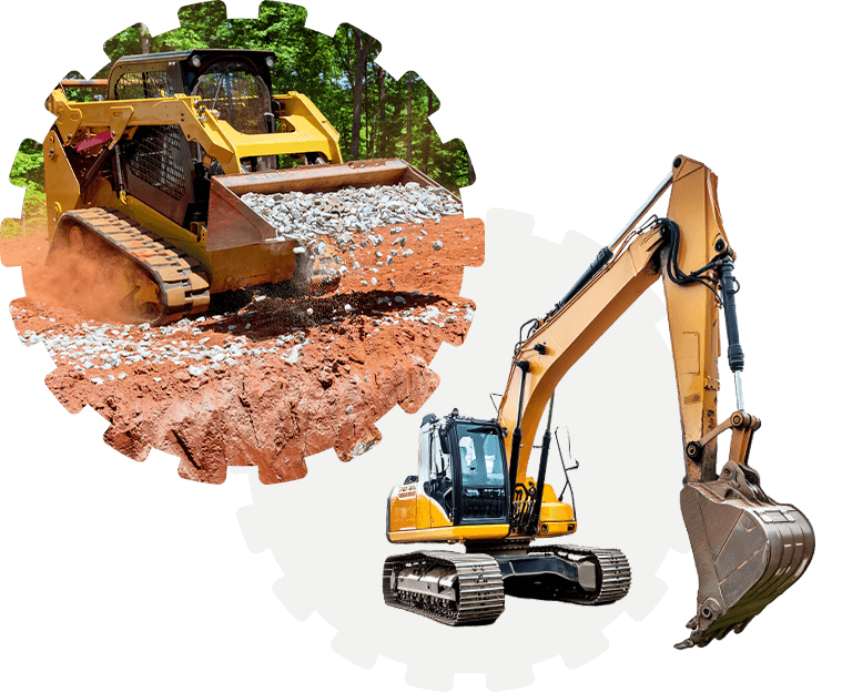 Log Processor & Excavator